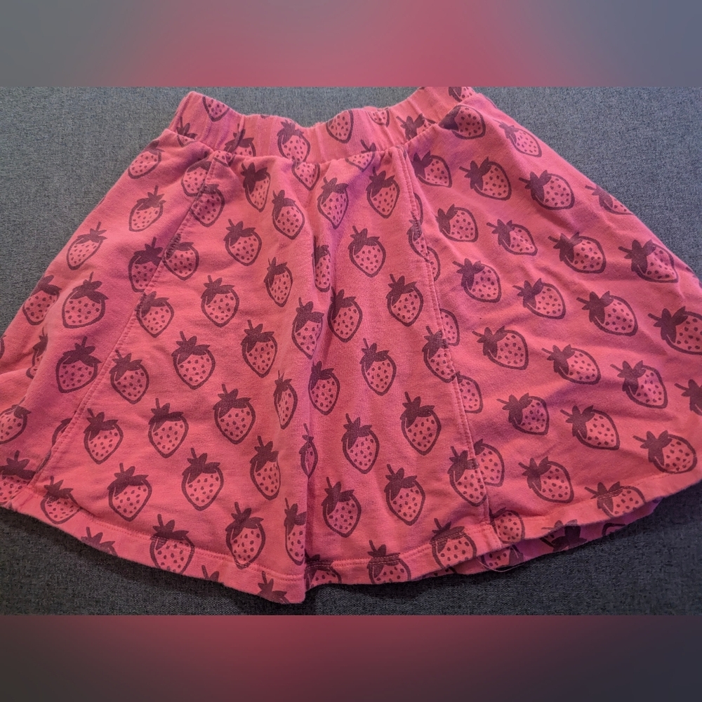 Tea Collection Pink Strawberry Skirt